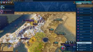 Сценарий "Викинги, купцы захватчики" на сложности Божество - Civilization VI - Часть III