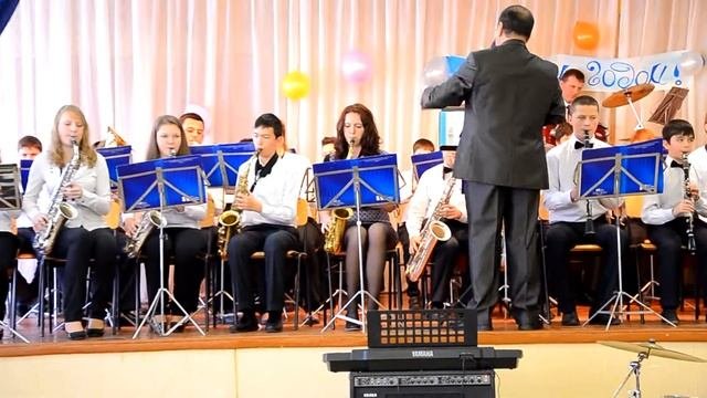 Заключительный концерт 2013г Образцового детского духового оркестра.Школа-лицей №3 Симферополь