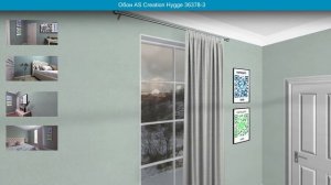 Обои AS Creation Hygge 36378-3 в интерьере. визуализация и фото.