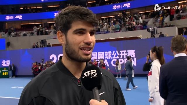 Carlos Alcaraz Reflects On EPIC Beijing Final With Jannik Sinner