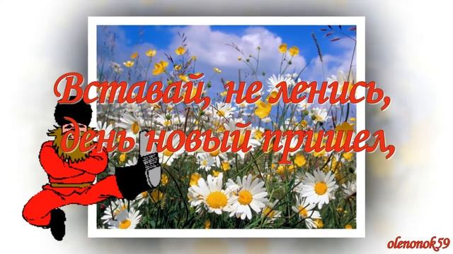 Доброе УТРО!РОМАШКА  РОМАШКА