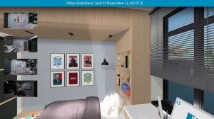 Обои GranDeco Jack N Rose New LL-03-07-6 в интерьере. Визуализация и фото.