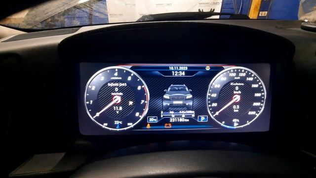 Вариативная приборная панель для Infinity FX 35 / 45 CMGAISD смотреть онлайн