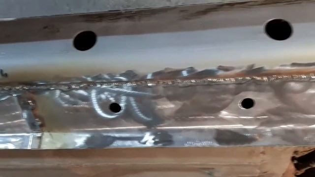 ЗАМЕНА ПОРОГА И ЗАДНЕЙ АРКИ. MAZDA 6.КУЗОВНОЙ РЕМОНТ В КИНГИСЕППЕ.