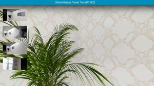 Обои Milassa Trend Trend11-002  в интерьере. визуализация и фото.