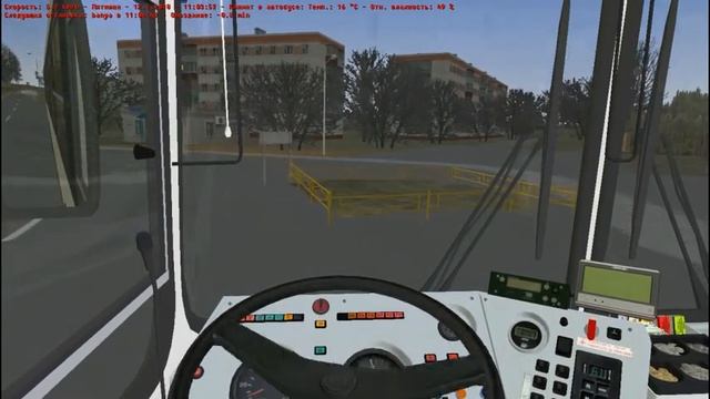 OMSI 2. Зеленодольск. Маршрут 5. Автобус ЛиАЗ 5256.26. смотреть онлайн