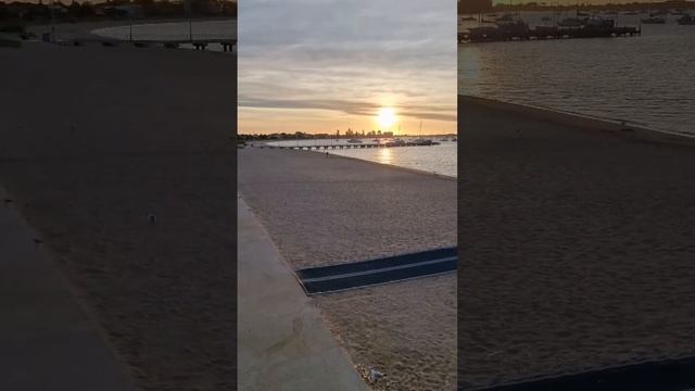 Rockingham Foreshore, Western Australia at Sunset