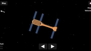 Космический лайнер на орбите Марса!