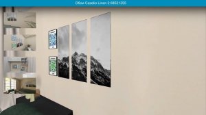 Обои Caselio Linen 2 68521255 в интерьере. визуализация и фото.