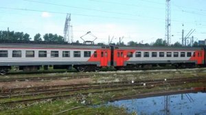ТЧ-15 Санкт-Петербург-Балтийский из окна электропоезда, 25.05.2021г.