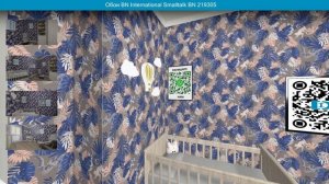 Обои BN International Smalltalk BN 219305 в интерьере. визуализация и фото.