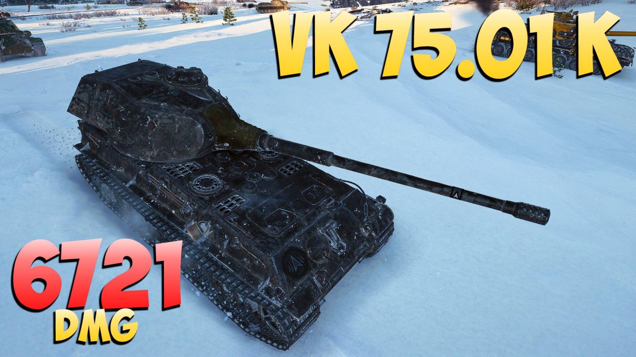 VK 75.01 K - 5 Фрагов 6.7K Урона - Исправленный! - Мир Танков