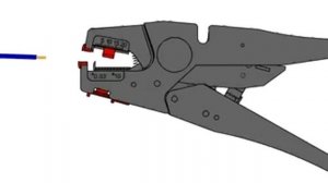 Инструмент для зачистки проводов. KNIPEX 1240200. Инструмент для снятия изоляции.