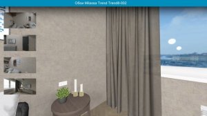 Обои Milassa Trend Trend8-002  в интерьере. визуализация и фото.