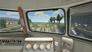 Электричка ЭР9ПК в Майнкрафт Immersive Railroading (теперь со светом)