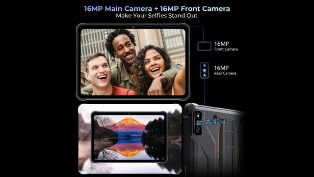 Защищенные планшеты World Premeire HOTWAV R7 Android 10,1 ''HD + 15600 мАч 12 Гб (6 + 6) 256 Гб OTG смотреть онлайн