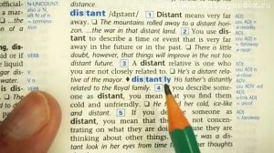 DISTANT VOCABULARY ADVANCED LEVEL ЧТЕНИЕ на Английском