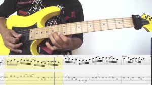 Guthrie Govan - "Chromatic Fanatic" - FUSION LICKS WITH TABS