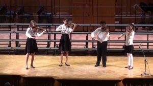 Г.Ф. Телеман - Концерт для четырёх скрипок Ре-мажор - ансамбль скрипачей