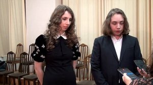 Интервью : Дали Гуцериева (виолончель) и Адам Гуцериев (пианино)