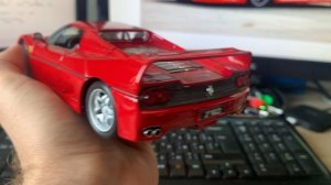 Обзор модели Ferrari F50 в масштабе 1:24 от Bburago