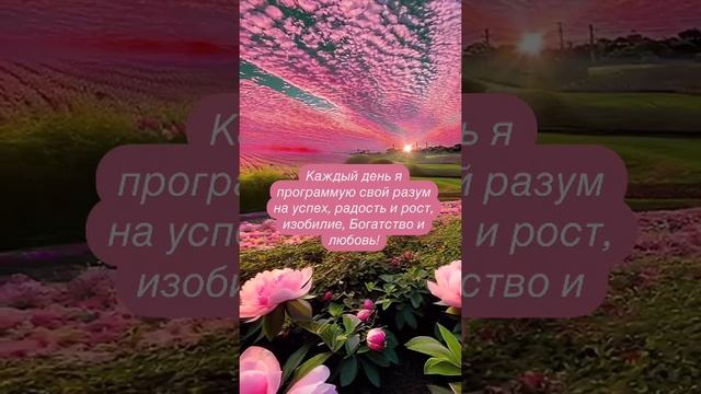 Каждый день я программую свой разум на успех, радость и рост, изобилие, Богатство и любовь! смотреть онлайн