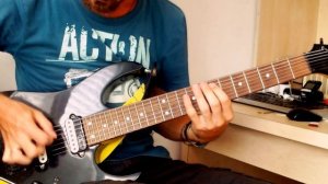 Fokin Pickups Uppercut Bridge  Quick Test Metal Riff by Fredguitarist