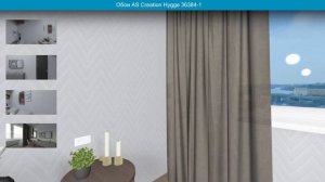 Обои AS Creation Hygge 36384-1 в интерьере. визуализация и фото.