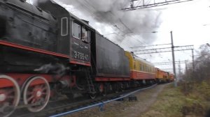 Паровоз Эр766-41 с динамическим подбивочным экспрессом 09-3X-004