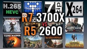 Ryzen 7 3700X vs Ryzen 5 2600 Benchmarks | Test Review | Comparison | Gaming | 13 Tests