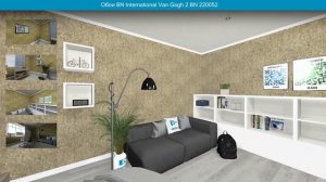 Обои BN International Van Gogh 2 BN 220052 в интерьере. визуализация и фото.