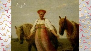Третьяковская галерея. На пашне. Весна. Алексей Венецианов