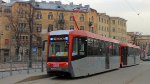 "Транспорт в России". Трамвай "ЛМ-68М3" | "Transport in Russia". Tram "LM-68M3"