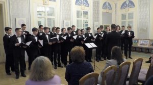 Выступление хора юношей училища им.Свешникова в музее искусствознания, Москва, 03.03.2023