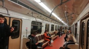 Ёж3ру1 парад поездов метро в Москве.