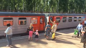 Детская железная дорога в г.Новомосковск. Июнь 2017года