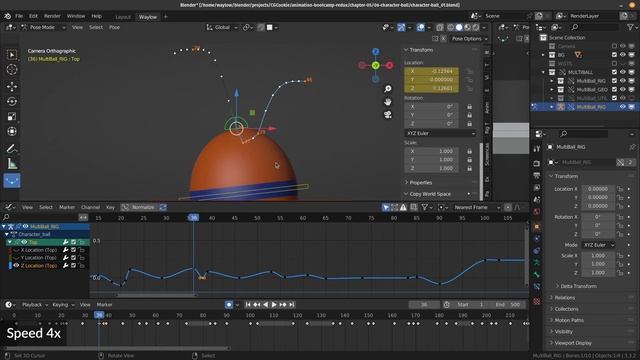 05-06 - character ball. КУРС ИНТЕНСИВ ПО АНИМАЦИИ в Blender 2023