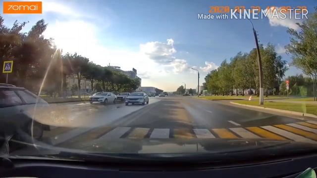 В Нижнекамске велосипедист показал неприличный жест автомобилисту