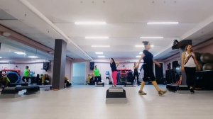 ИНТЕРВАЛЬНАЯ ТРЕНИРОВКА НА СТЕПЕ / КАРДИО ТРЕНИРОВКА ГРУППОВАЯ ТРЕНИРОВКА ЦЕЛОЕ ЗАНЯТИЕ