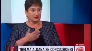 ENTREVISTA A THELMA ALDANA EN CNN