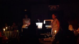 Restaurant with opera singing waiters (Madrid, Spain) Lakme 31-05-12.MOV