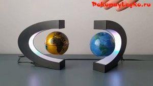 Левитирующий глобус с подсветкой