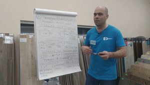 Урок 7. Укладка кварцвиниловой плитки. Сложные случай. Уроки для сотрудников Дисорт