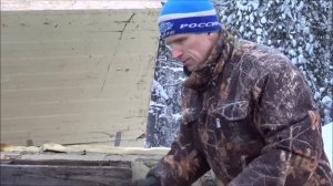 АТ138 Кормление уличного червячника зимой