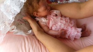 BLOSSOM BABY REBORN DOLL  FULL SOLID SOFT PLATINUM SILICONE MACKENZIE BY JOANNA GOMES NOW BABY ANNE