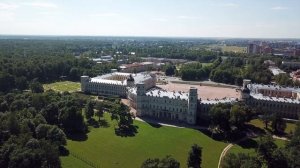 Gatchina Palace drone footage - Гатчинский дворец с высоты