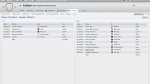 FM11 Fulham Demo Playthrough update