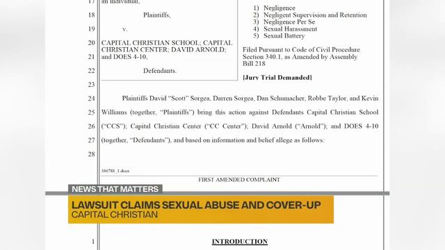 'It was shocking': Pastor of Capital Christian Center responds to accusations against former teache смотреть онлайн