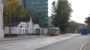 Звуки автобуса ЛиАЗ-677М на направленный микрофон