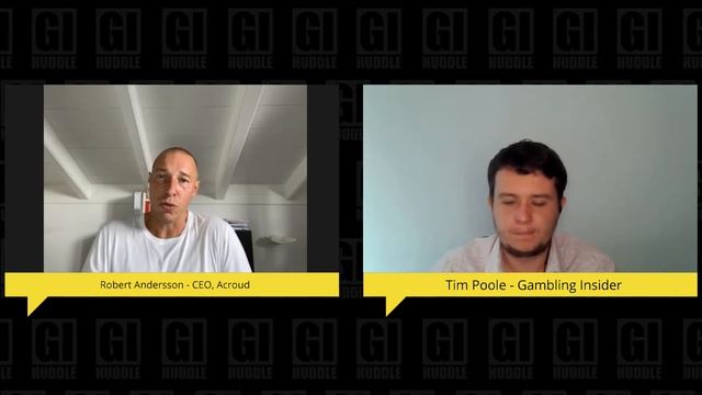 GI Huddle Interviews #035: Robert Andersson - CEO, Acroud смотреть онлайн
